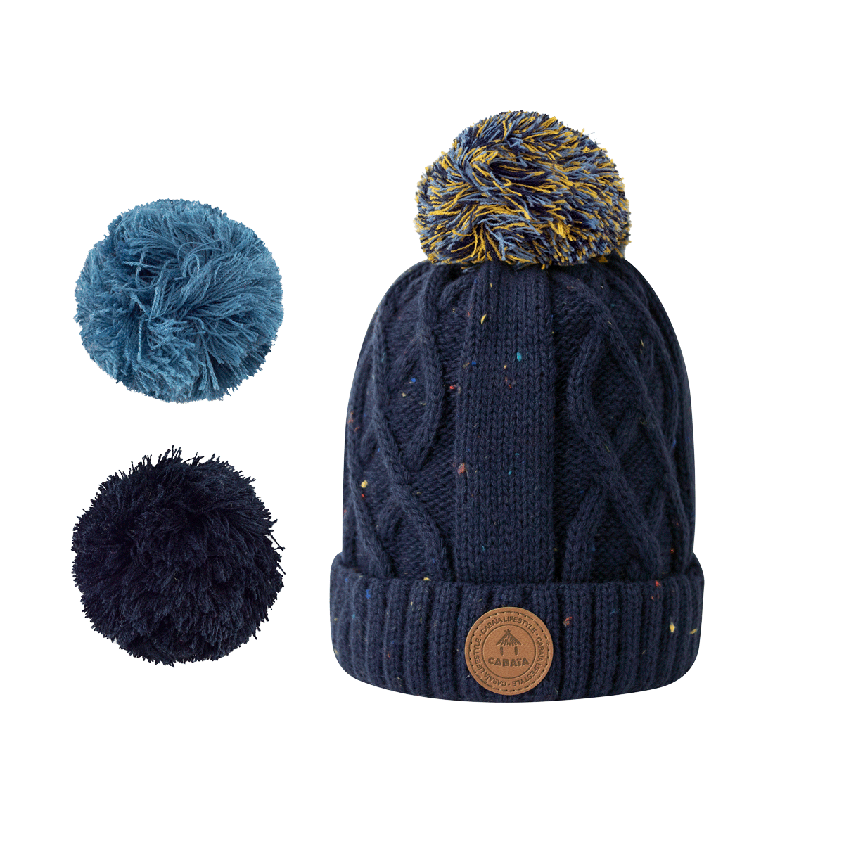 Beanie Jus de Pomme Navy Polar
