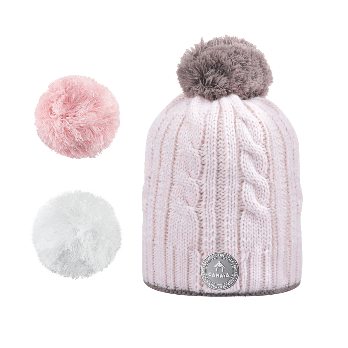 Beanie Creamy Gin Light Pink