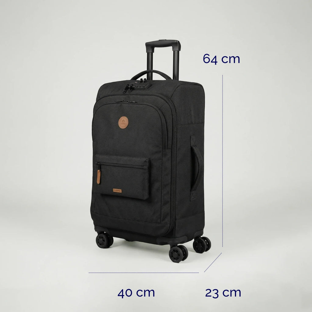 4-Wheel Soft Suitcase Medium Amiens