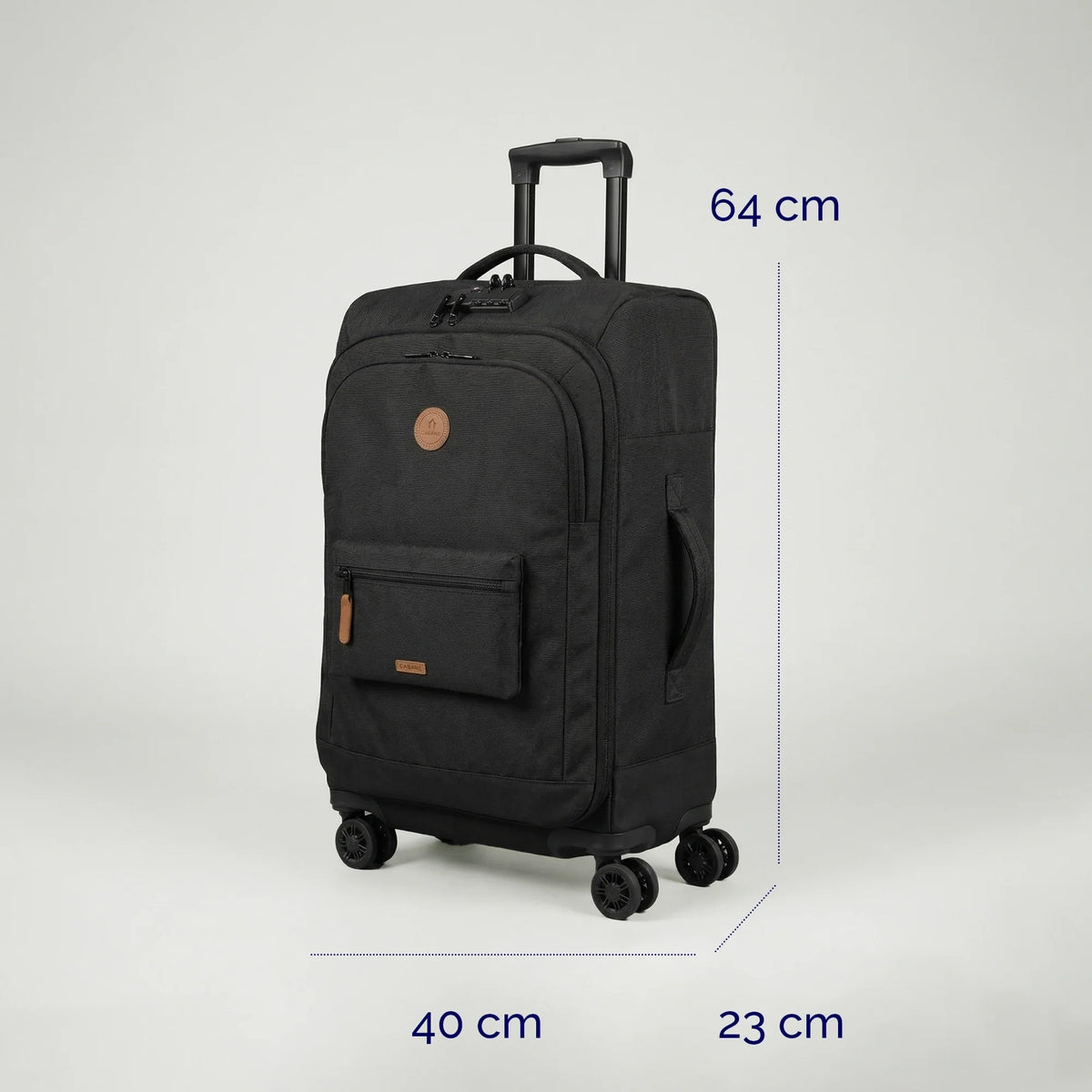 4-Wheel Soft Suitcase Medium Berlin