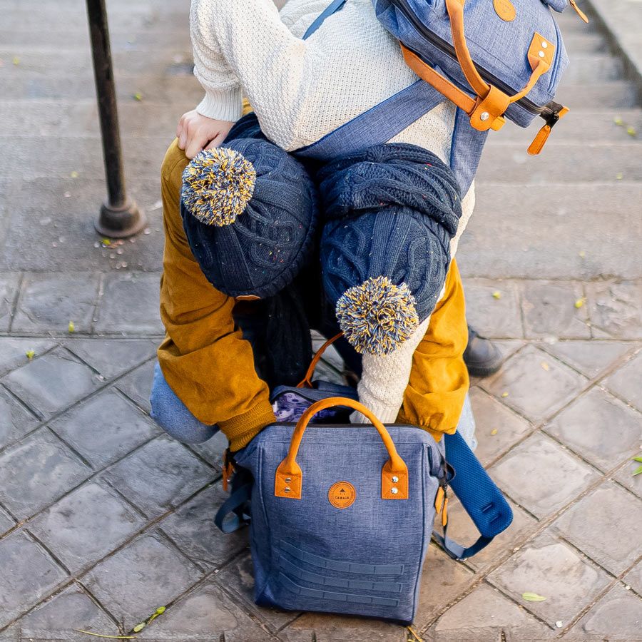 Beanie Jus de Pomme Bleu Marine Polaire