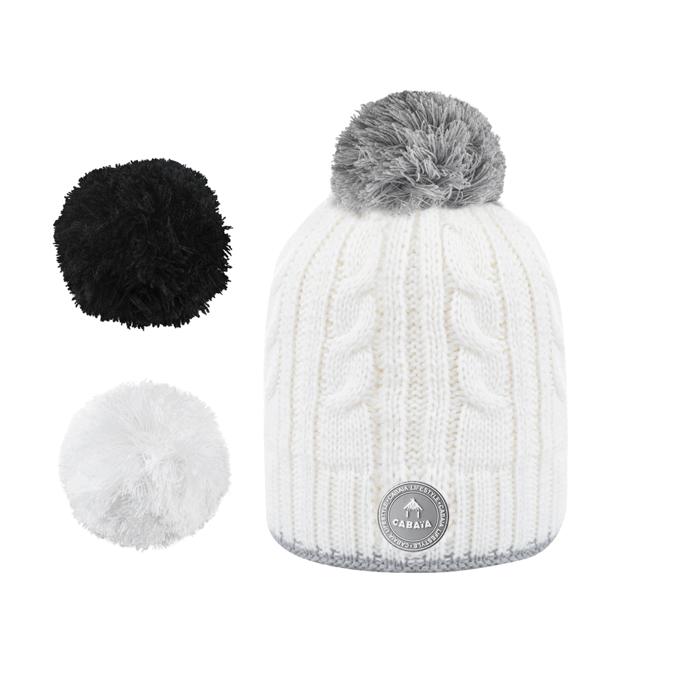 Beanie Milky White