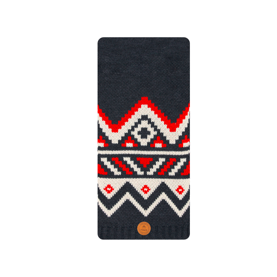 Foulard bleu Hawaï gris