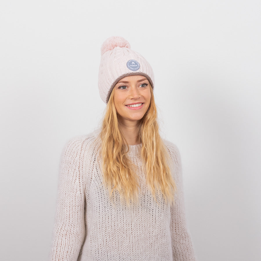 Beanie Creamy Gin Light Pink