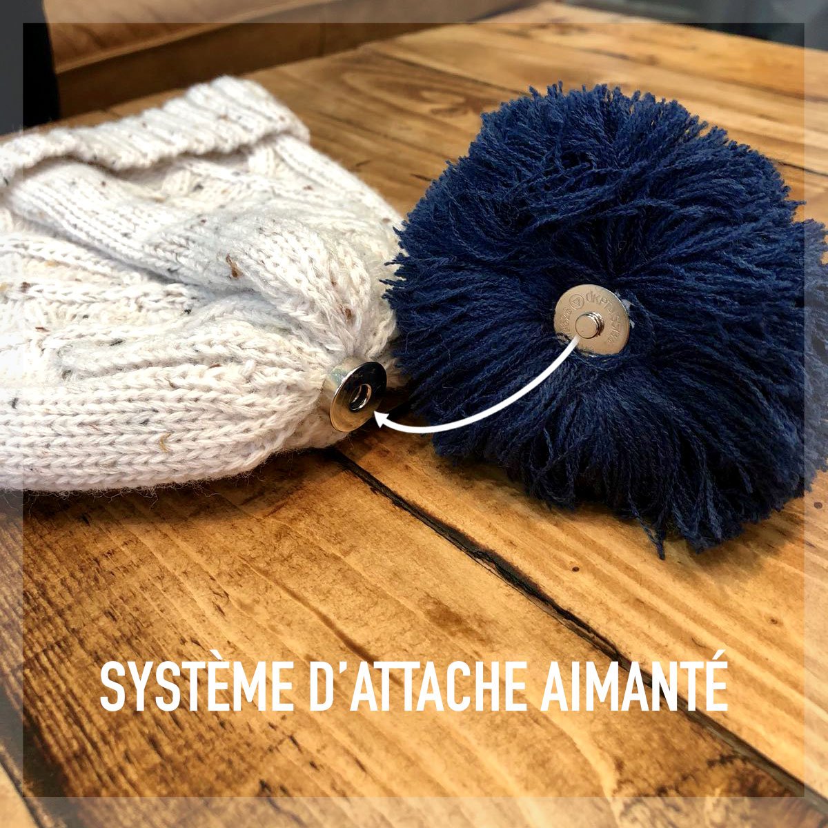 Beanie Bloody Mary Marineblau