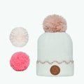 Beanie Apple Rose White Polar