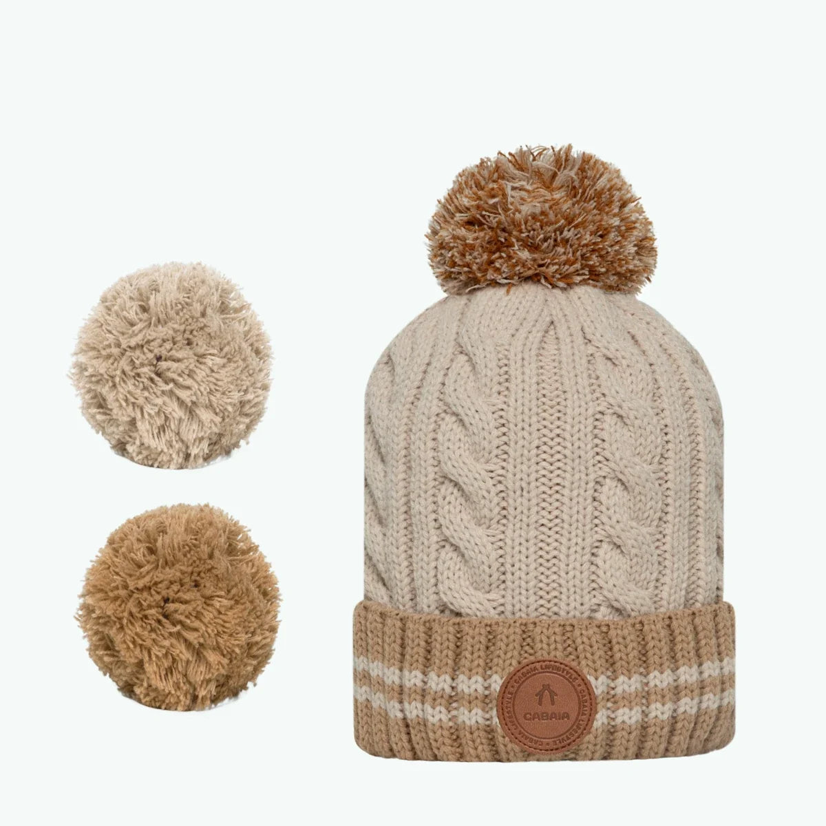 Beanie Creamy Gin New Beige Polar