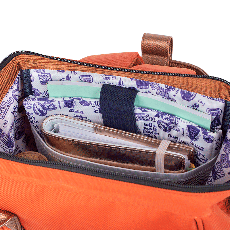 Aventurier terracotta - Mini - Sac à dos - Sans poche