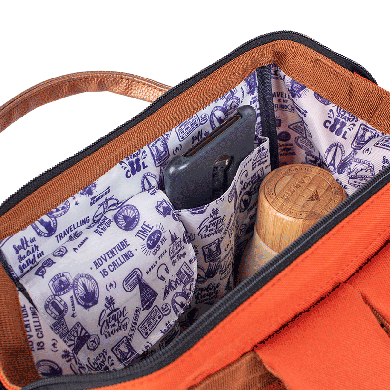 Aventurier terracotta - Mini - Sac à dos - Sans poche
