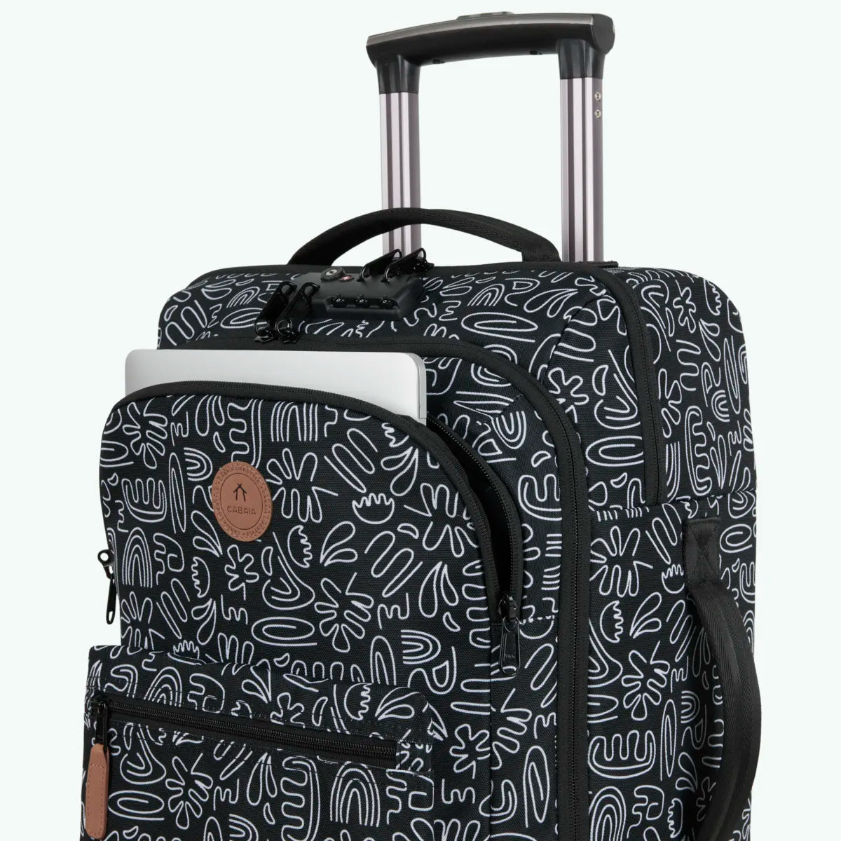 4-Wheel Soft Suitcase Small Amiens
