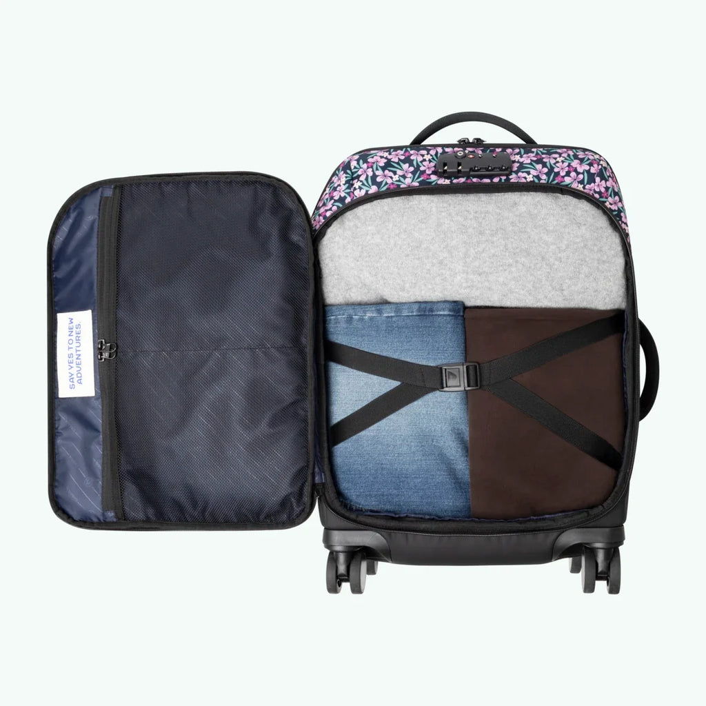 4-Wheel Soft Suitcase Small Cagliari