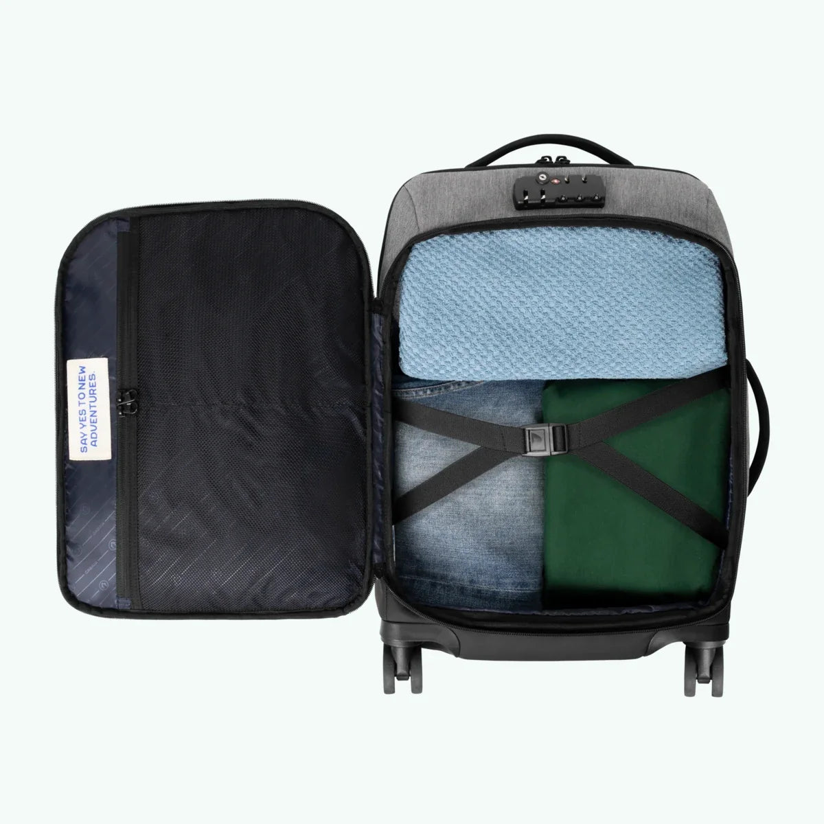 4-Wheel Soft Suitcase Small Getaria