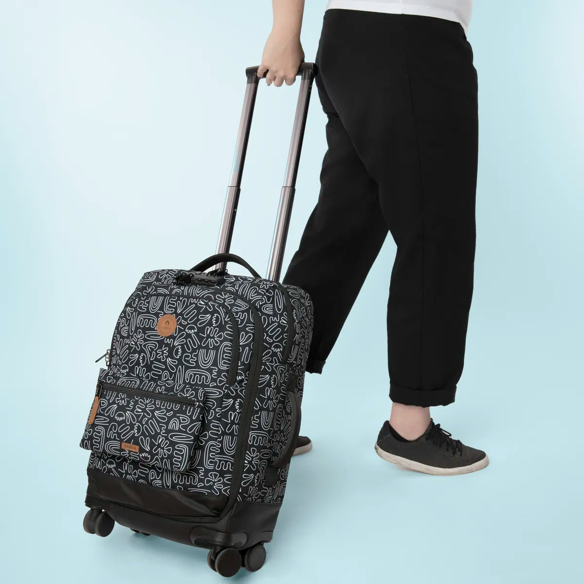4-Wheel Soft Suitcase Small Amiens
