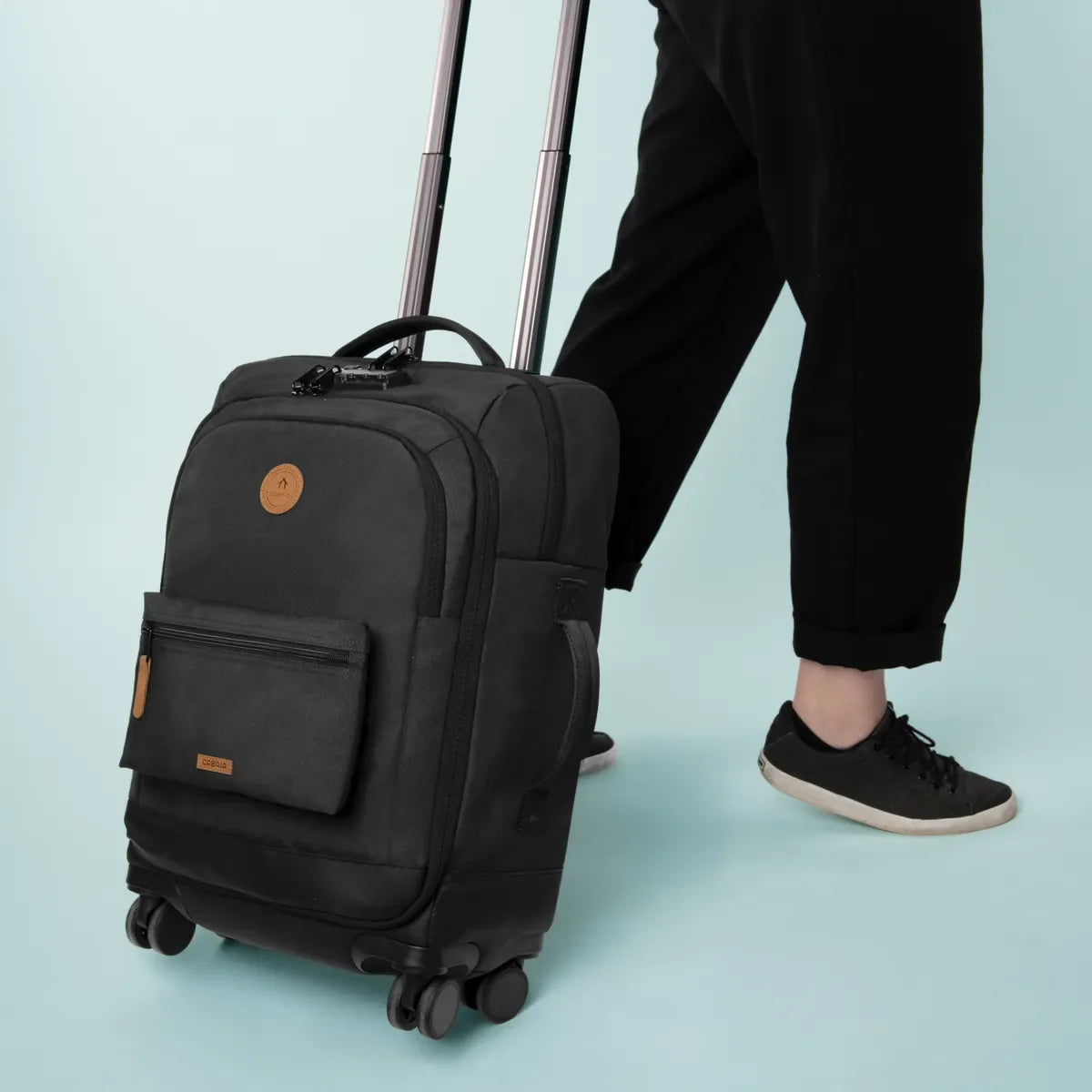 4-Wheel Soft Suitcase Small Berlin