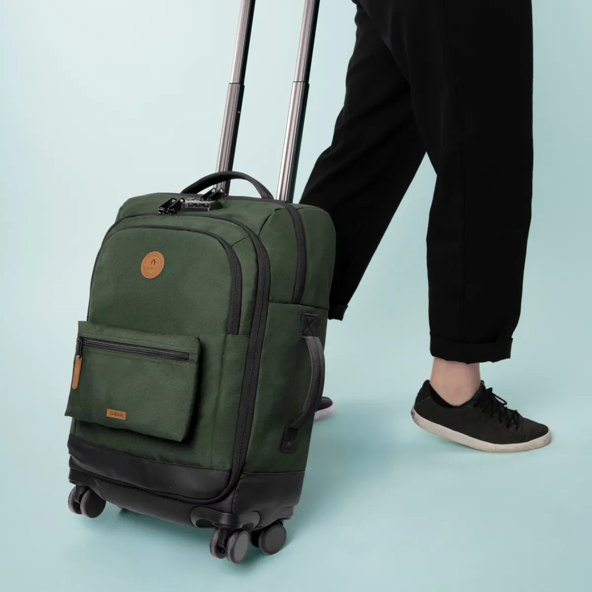 4-Wheel Soft Suitcase Small Coromandel