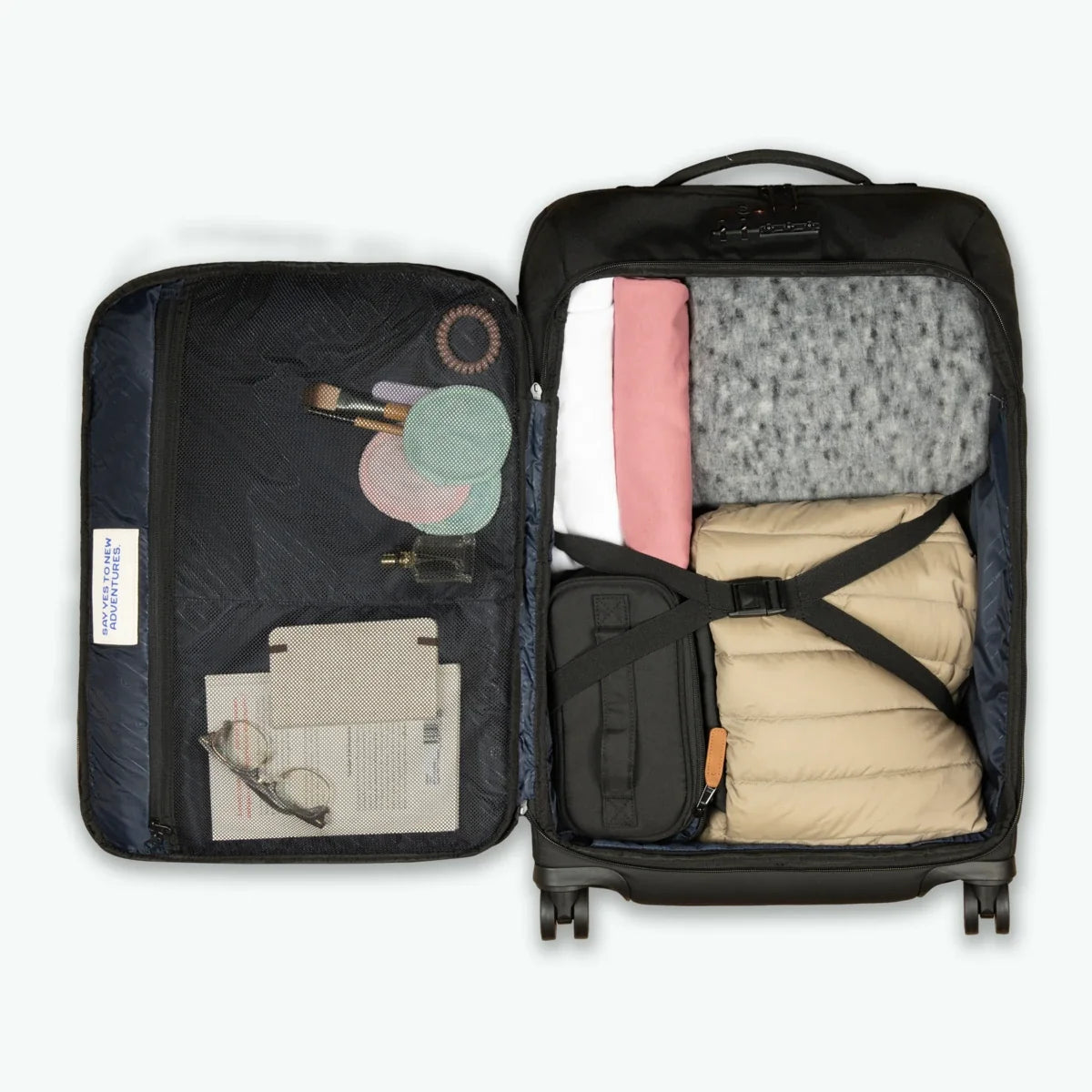 4-Wheel Soft Suitcase Medium Cagliari