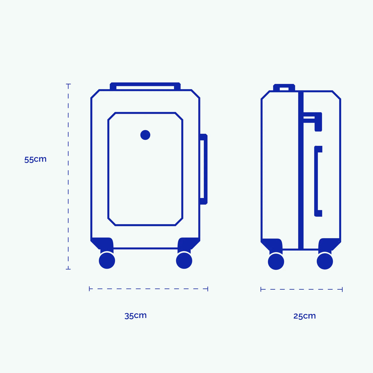 Hard suitcase HND - Pocket CPH