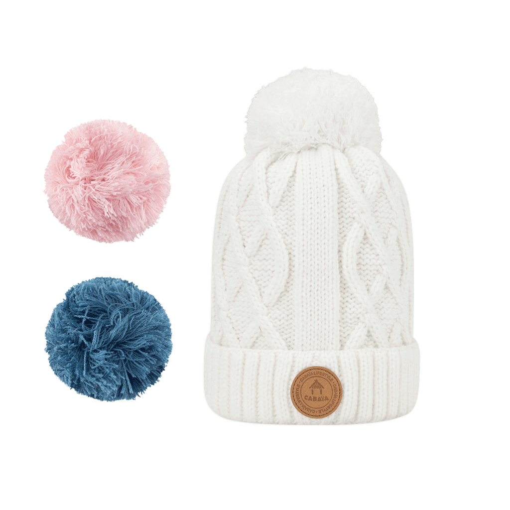 Bonnet Jus de Pomme Polaire Blanc