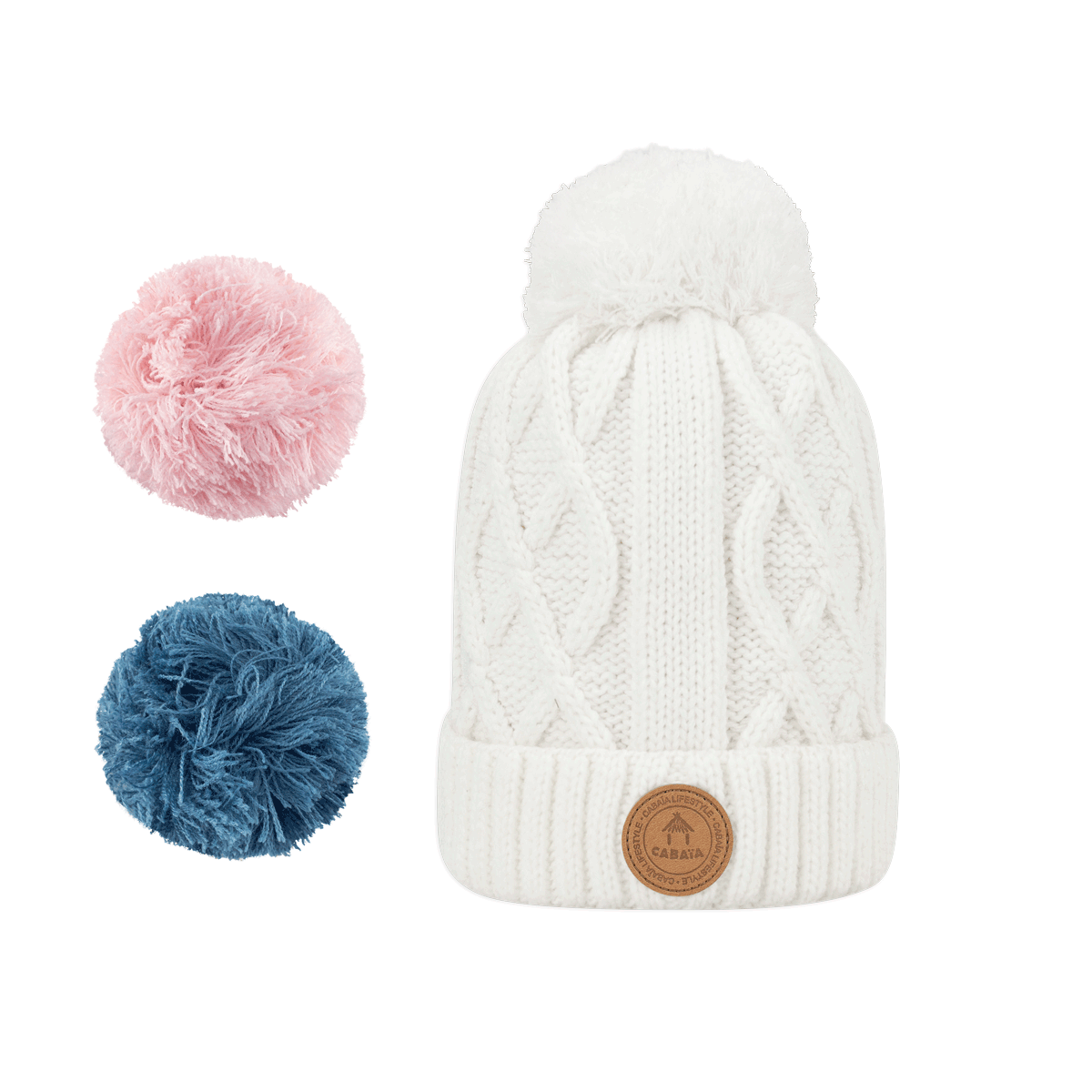 Beanie Jus de Pomme White Polar