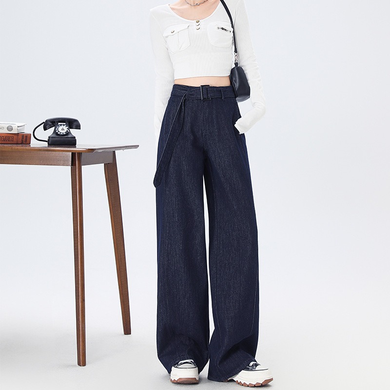 High Waist Casual Wide Leg Jeans