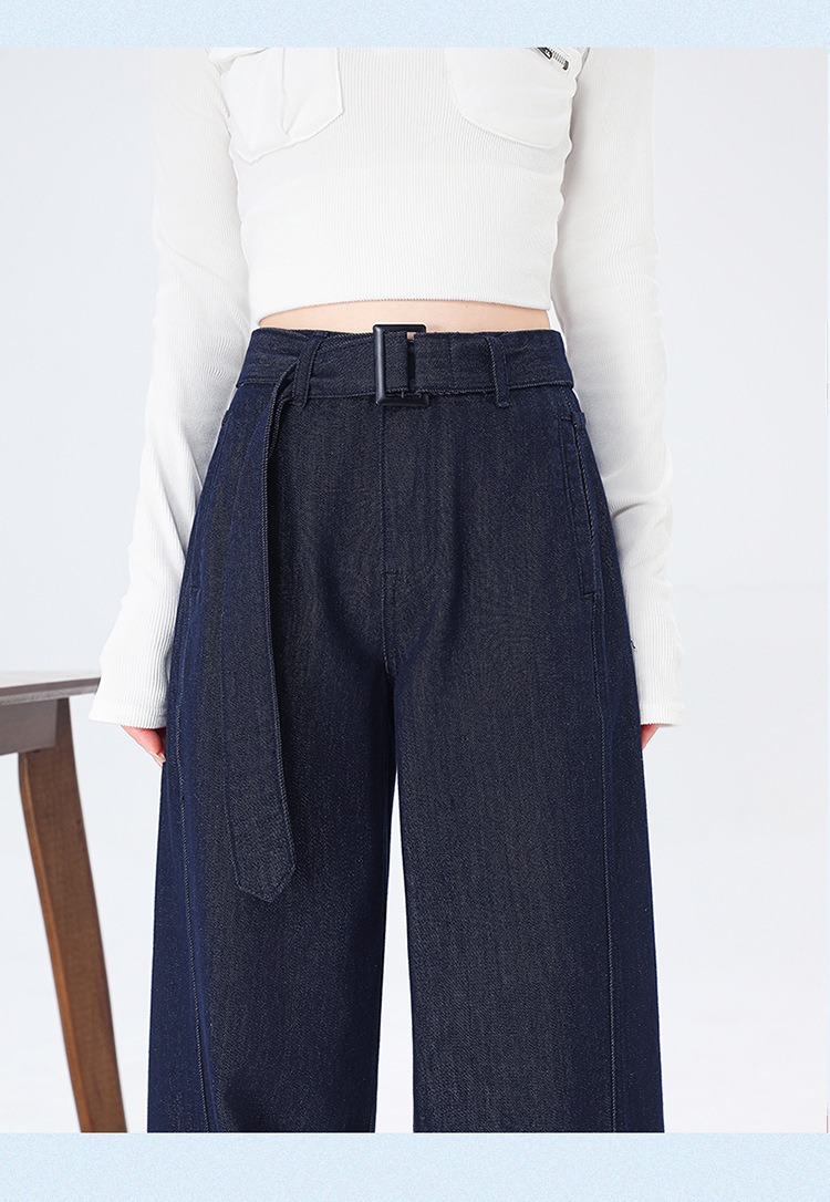 High Waist Casual Wide Leg Jeans
