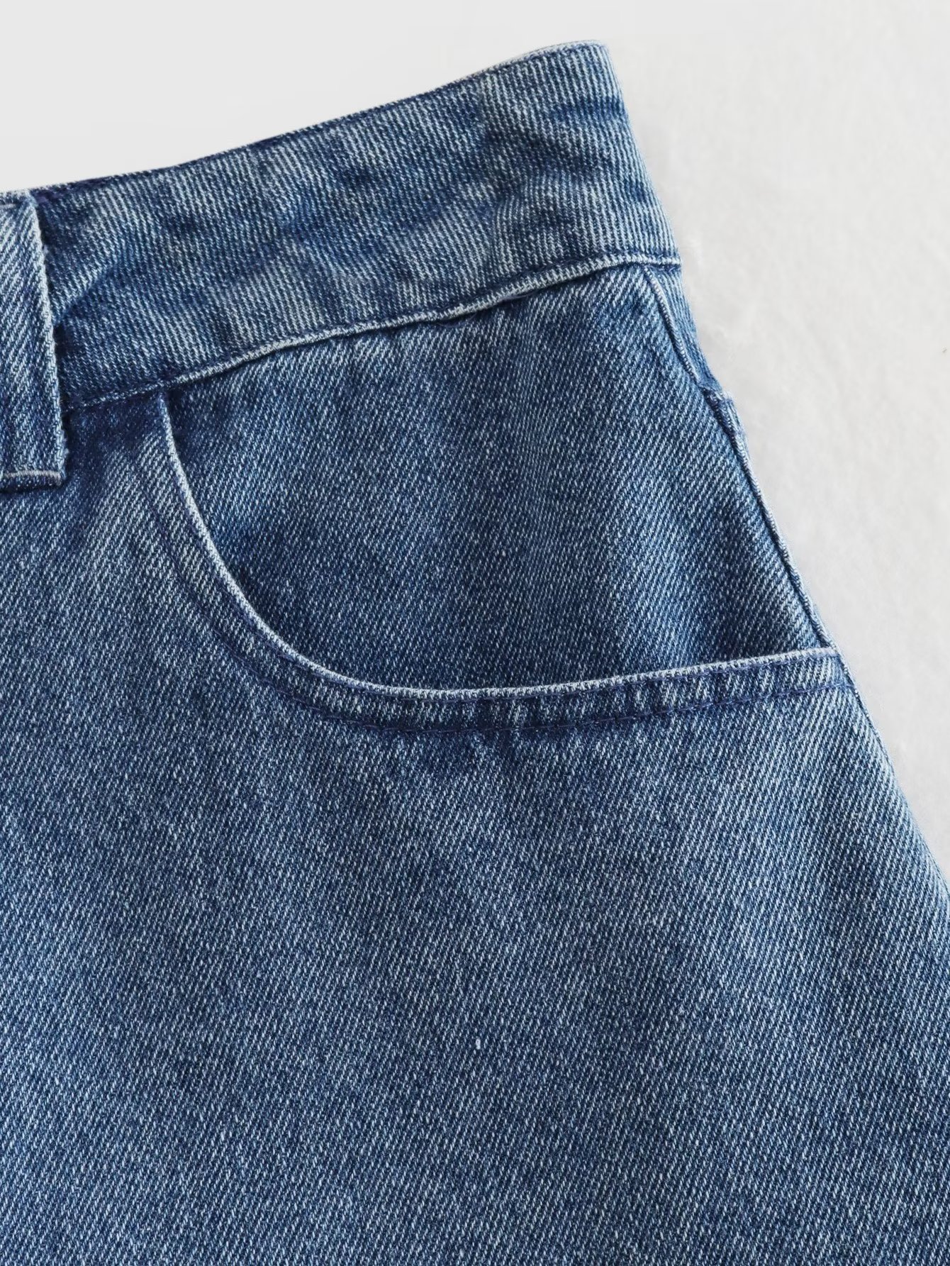 Summer New Solid Color Denim Skirt A-line Skirt