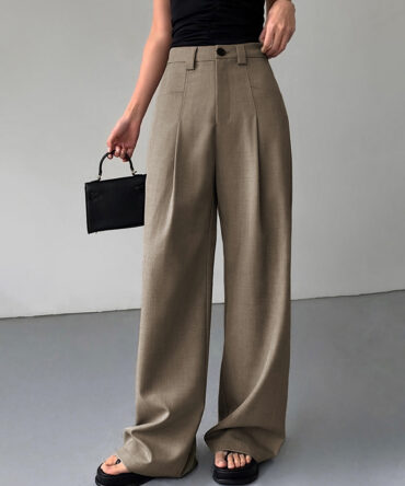 Divine Pleat Wide Leg Dress Pants